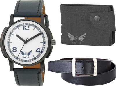 

Martell Analog Watch Combo(White)