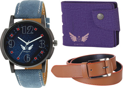

Martell Analog Watch Combo(Blue)