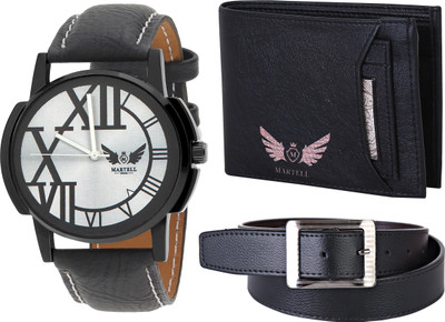 

Martell Analog Watch Combo(Silver)