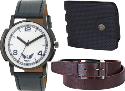 

Martell Analog Watch Combo(White)