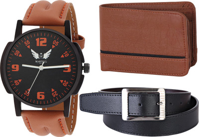 

Martell Analog Watch Combo(Black)
