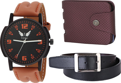 

Martell Analog Watch Combo(Black)
