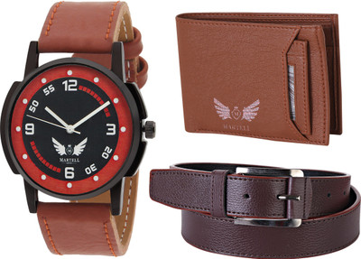 

Martell Analog Watch Combo(Black)