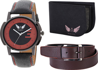 

Martell Analog Watch Combo(Black)