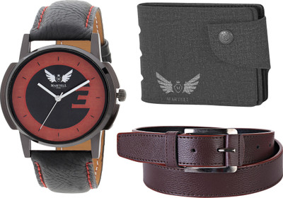 

Martell Analog Watch Combo(Black)