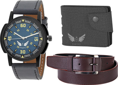 

Martell Analog Watch Combo(Blue)