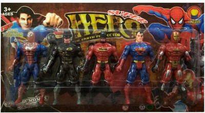 WaterMelon Avengers Action figure set of 5 (Multicolor)(Multicolor)