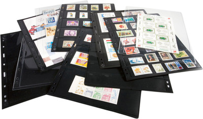 

Lighthouse Plastic Pockets VARIO - 2 way division - Vertically Divided - Black Film