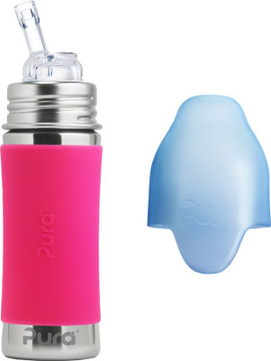 

Pura 11 oz Stainless Steel Straw Bottle - 325 ml(Pink)