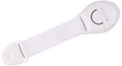 

IGADG Baby Safety Door and Cupboard latch Nylon Pack of 1 White - Packed(White)