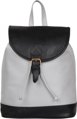 

Lychee Bags LBBPPU85GB 12.5 L Backpack(Grey), White
