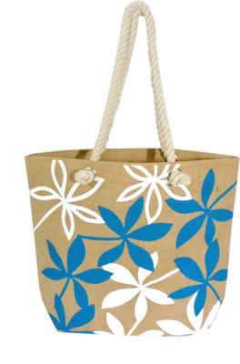 

EWB NATURAL JUTE WITH PP LAMINATION BAG Shoulder Bag(White, 13 L)