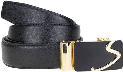 

Genious Men Casual, Party, Formal Black Genuine Leather Belt