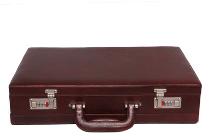 

OBANI Genuine Leather Briefcase Medium Briefcase - For Men(Brown)