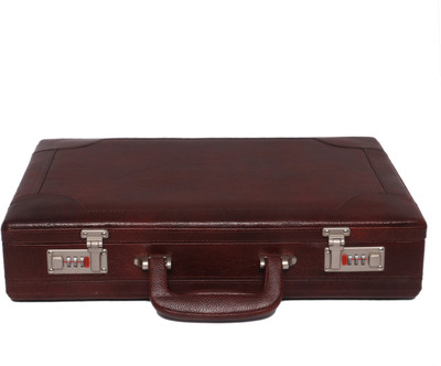 OBANI Genuine Leather Briefcase Medium Briefcase - For Men(Brown)