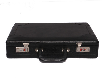 

OBANI Genuine Leather Briefcase Medium Briefcase - For Men(Black)
