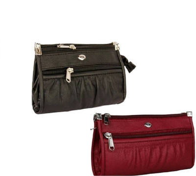

BLITHESOME Casual, Formal, Sports Black, Maroon Clutch