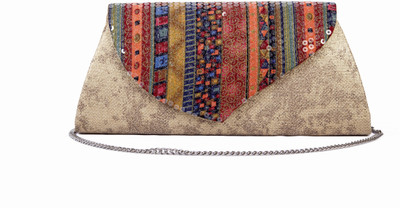 

Rysha Casual Brown Clutch