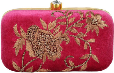

Tooba Handicraft Casual Multicolor Clutch