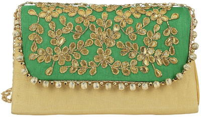 

Tooba Handicraft Casual Multicolor Clutch