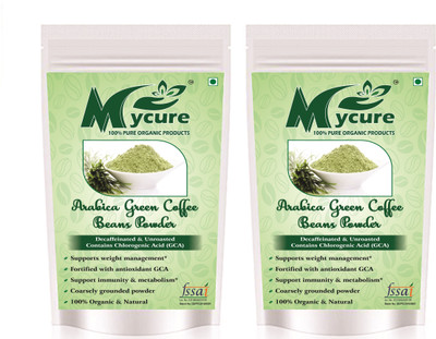 MyCure Green Coffee Beans Powder Instant Coffee(2 x 200 g)