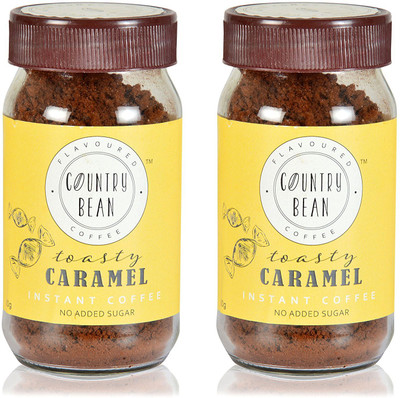

Country Bean Toasty Caramel 2 Instant Coffee 120 g(Pack of 2, Caramel Flavoured)