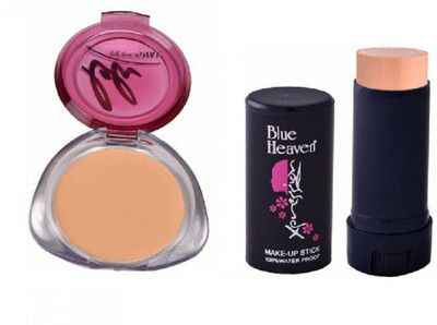 Blue Heaven personal compact with pan stick concealer(Set of 2)