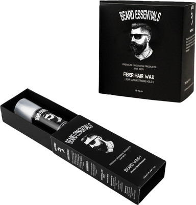 

Beard Essentials Combo Of Beard Wash No Sulfates N Parabens Premium Beard Shampoo - 100ml & Ultra Strong Hold Fiber Hair Wax- 100gm(Set of 2)