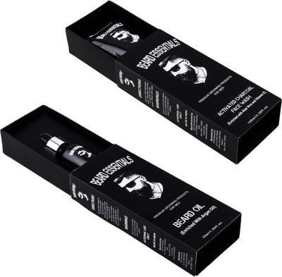 

Beard Essentials Combo Of Moustache & Beard Oil For Healthy, Strong and Shining Beard -30ml & Activated Charcoal Face Wash -100ml(Set of 2)