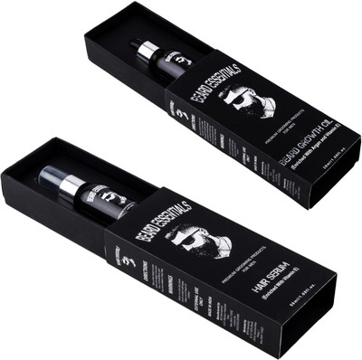 

Beard Essentials Combo Of Hair Serum With Vitamin E -50 ml & Hair And Beard Growth Oil With Argan Oil -30 ml(Set of 2)