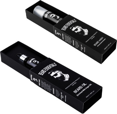 

Beard Essentials Combo Of Beard Wash No Sulfates & Parabens Premium Beard Shampoo - 100ml & Moustache & Beard Oil For Healthy, Strong and Shining Beard-30 ml(Set of 2)