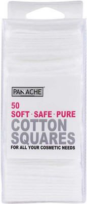 

Panache Cotton Squares, Soft, Safe & Pure, Face Care (50 pcs.), Beauty, Tools & Accessories, Cotton.(50 Units)