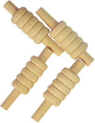 

QUINERGYS ® Custom Made CRICKET STUMP BAILS - SET OF 4 - SUITS STANDARD STUMPS Standard Bail(Pack of 4)