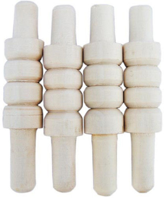 

QUINERGYS ™ Hand-Crafted HIGH QUALITY WOODEN CRICKET BAILS - IDEAL FOR INDOOR AND OUT DOOR CRICKET MATCHES Standard Bail(Pack of 4)