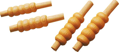 

QUINERGYS ® Hand-Crafted Bowlers Choice UK Wooden Cricket Stump Bails Set Standard Bail(Pack of 4)