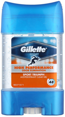 

Gillette Sport Triumph Clear Gel Anti-Perspirant Deodorant Stick - For Men (70ml) Deodorant Gel - For Men(70 ml)