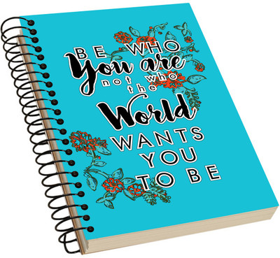 

Kinaaz A5 Notebook(Innovative Acrylic Notebook, Multicolor)