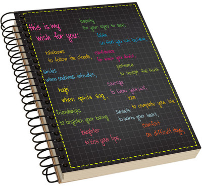 

Kinaaz A5 Notebook(Innovative Acrylic Notebook, Multicolor)
