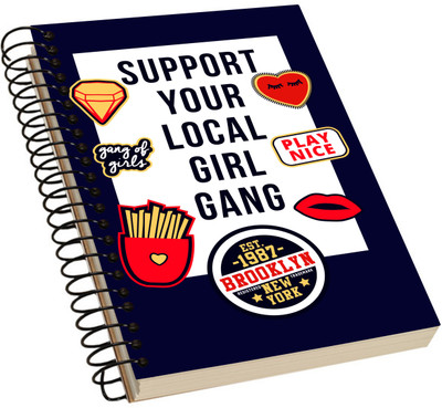 

Grazios A5 Notebook(Innovative Acrylic Notebook, Multicolor)