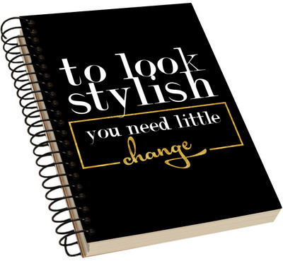 

Saltine A5 Notebook(Innovative Acrylic Notebook, Multicolor)