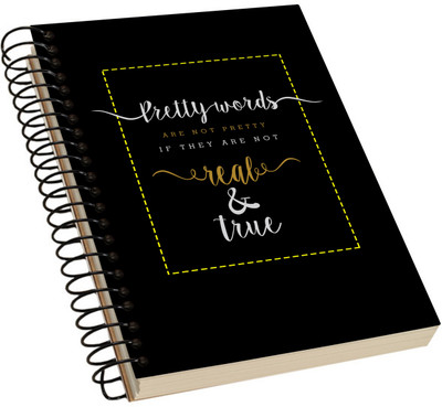 ESHTYLE A5 Notebook(Innovative Acrylic Notebook, Multicolor)