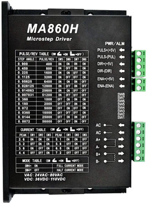 

SunRobotics MA860h Stepper Motor Driver LeadShine Electronic Components Electronic Hobby Kit