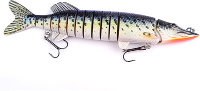 

Magideal Swim Bait Crank Bait Hard Fishing Lure Bass Bait Plastic Bait Hard Bait Fishing Lure(Pack of 1 Size 30)