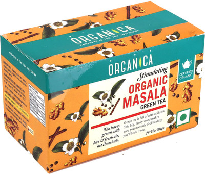 

Organica ORGANIC MASALA Spices Herbal Tea Bags Box(25 Bags)