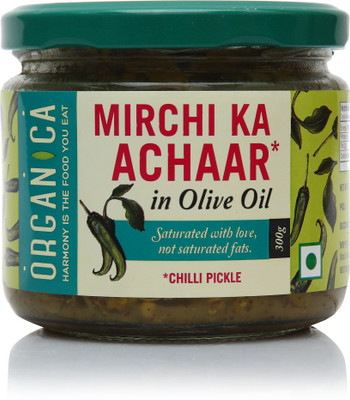 

Organica Mirchi Ka Aachar Green Chilli Pickle(300 g)