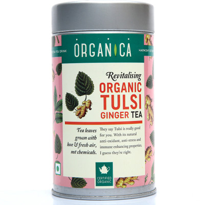

Organica ORGANIC TULSI GINGER Ginger Herbal Tea Plastic Bottle(75 g)