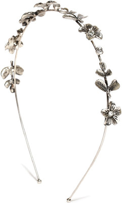 

Rubans Silver Tone Metal Floral Hair Band Hair Band(Gold)