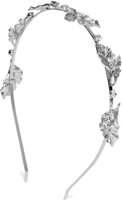

Rubans Silver Tone Metal Leaf Hair Band Hair Band(Silver)