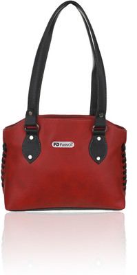 

FD Fashion Women Shoulder Bag(Red, Black), Black;red