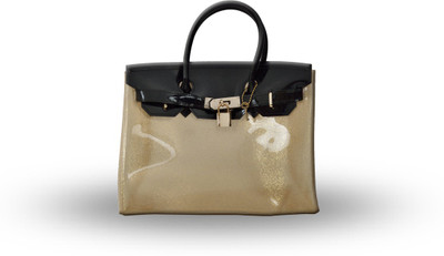 

VIOLET Hand-held Bag(Gold, Black), Black;gold